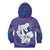 Purple Polynesia Father's Day Kid Hoodie Dad You Are My Hero