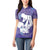 Purple Polynesia Father's Day Women Polo Shirt Dad You Are My Hero