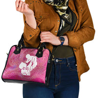 Pink Polynesia Father's Day Shoulder Handbag Dad You Are My Hero
