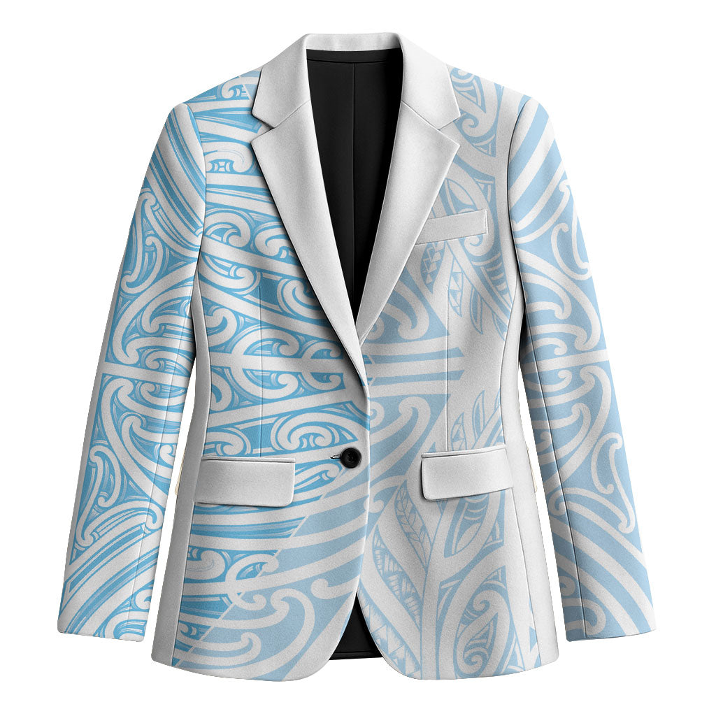 Blue New Zealand Puhoro Maori Tattoo Blazer LT14 Unisex Blue - Polynesian Pride