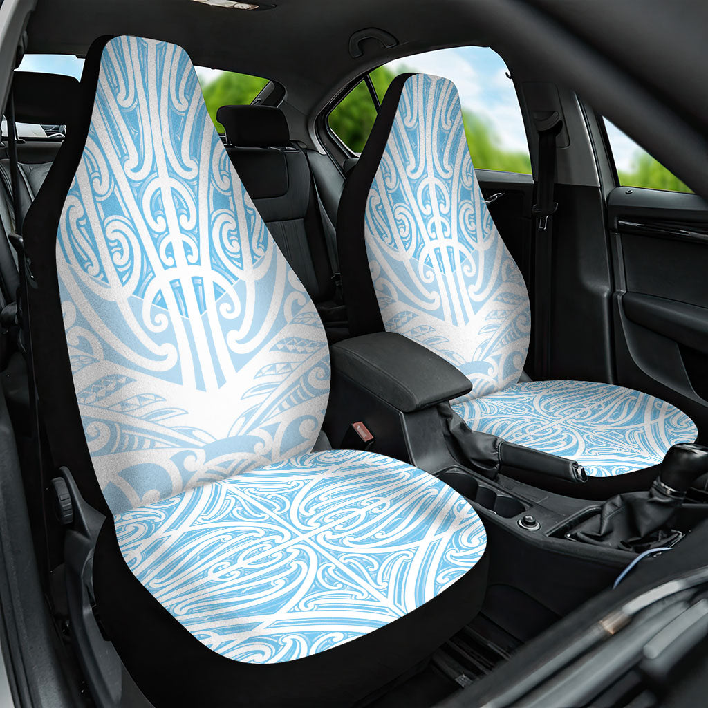 Blue New Zealand Puhoro Maori Tattoo Car Seat Cover LT14 One Size Blue - Polynesian Pride