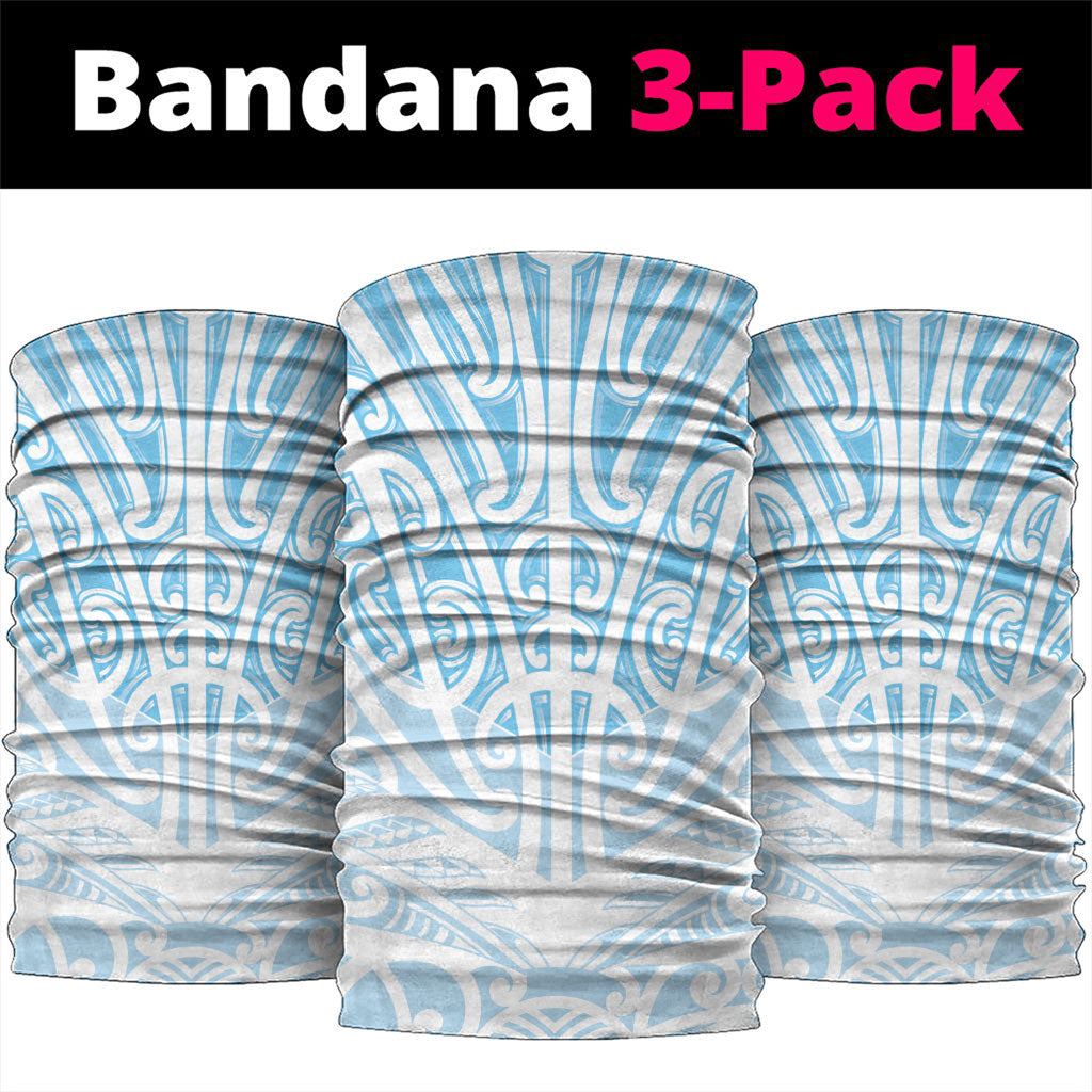 Blue New Zealand Puhoro Maori Tattoo Neck Gaiter LT14 package One Size: 25*50cm Blue - Polynesian Pride