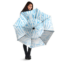 Blue New Zealand Puhoro Maori Tattoo Umbrella