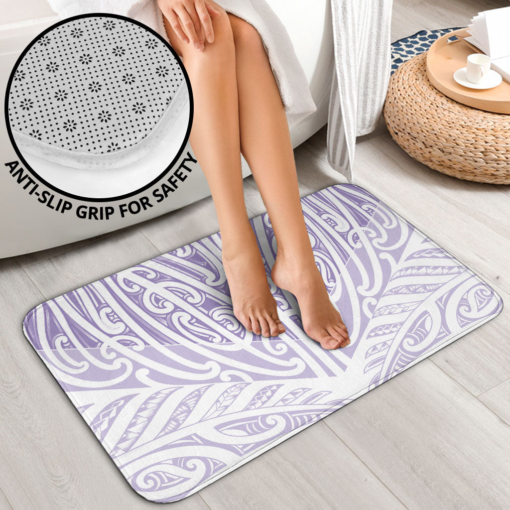 Purple New Zealand Puhoro Maori Tattoo Bathroom Set