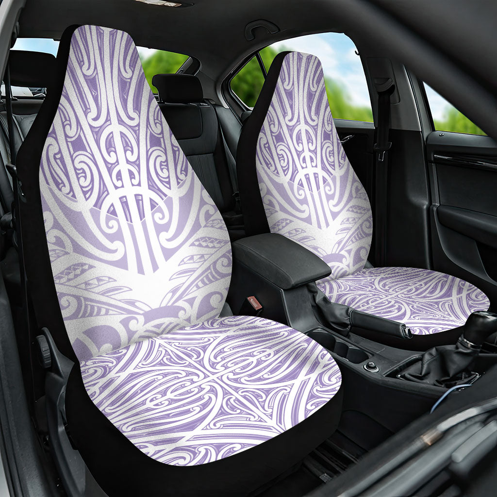 Purple New Zealand Puhoro Maori Tattoo Car Seat Cover LT14 One Size Purple - Polynesian Pride