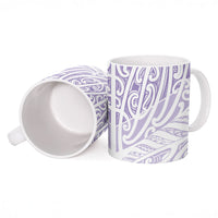 Purple New Zealand Puhoro Maori Tattoo Ceramic Mug
