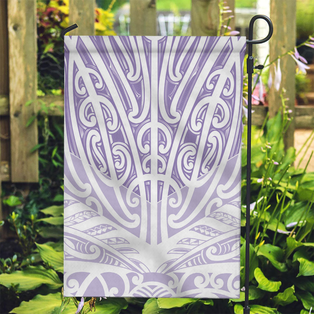Purple New Zealand Puhoro Maori Tattoo Garden Flag