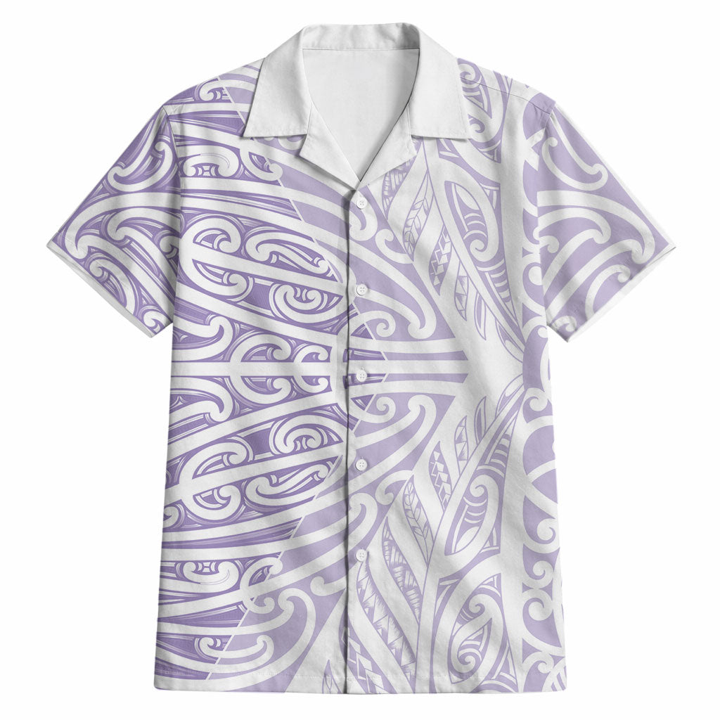 Purple New Zealand Puhoro Maori Tattoo Hawaiian Shirt LT14 Purple - Polynesian Pride
