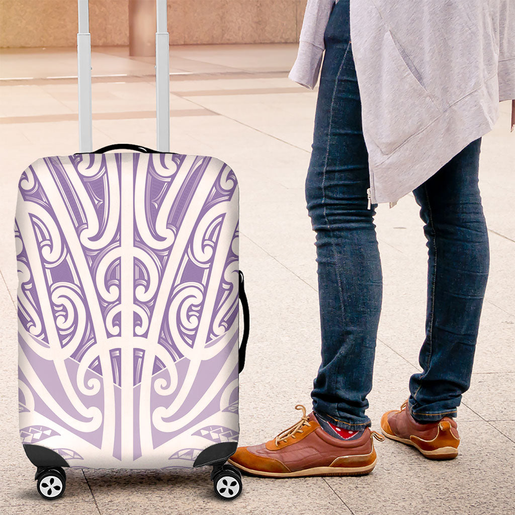Purple New Zealand Puhoro Maori Tattoo Luggage Cover LT14 Purple - Polynesian Pride