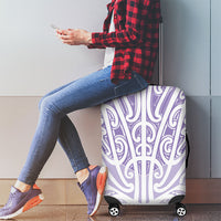 Purple New Zealand Puhoro Maori Tattoo Luggage Cover