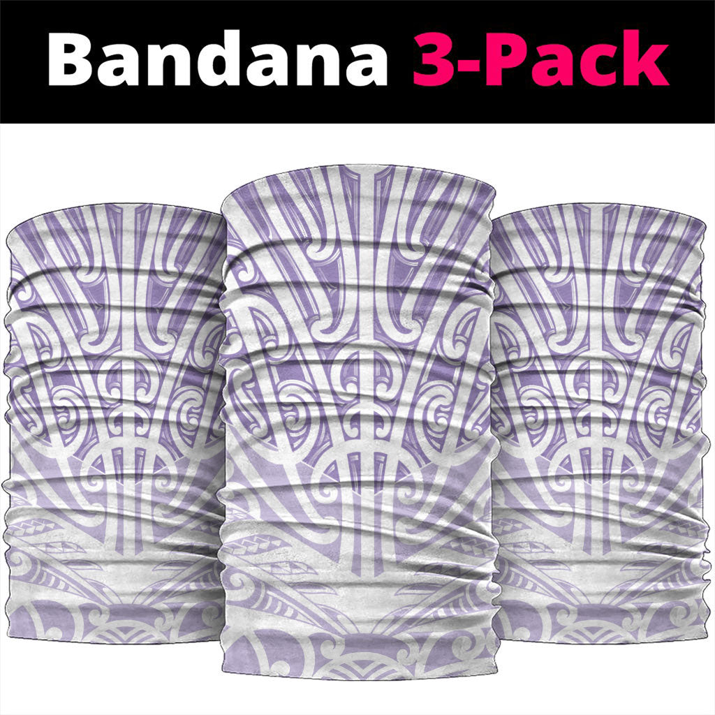 Purple New Zealand Puhoro Maori Tattoo Neck Gaiter LT14 package One Size: 25*50cm Purple - Polynesian Pride