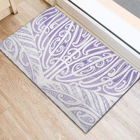 Purple New Zealand Puhoro Maori Tattoo Rubber Doormat