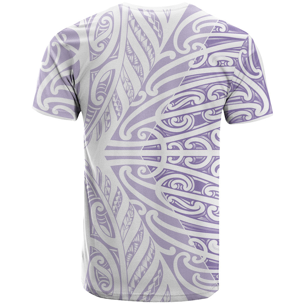 Purple New Zealand Puhoro Maori Tattoo T Shirt