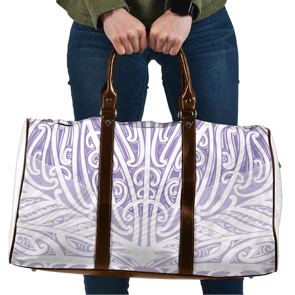 Purple New Zealand Puhoro Maori Tattoo Travel Bag LT14 Purple - Polynesian Pride