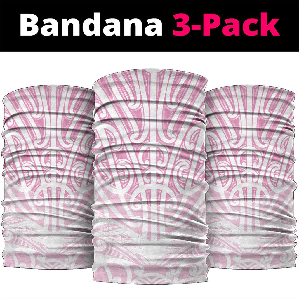 Pink New Zealand Puhoro Maori Tattoo Neck Gaiter LT14 package One Size: 25*50cm Pink - Polynesian Pride
