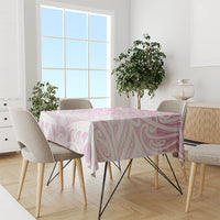 Pink New Zealand Puhoro Maori Tattoo Tablecloth