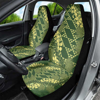 Green Aloha Hawaii Car Seat Cover Hawaiian Kakau Ohia Lehua Lei LT14 - Polynesian Pride