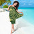 Green Aloha Hawaii Sarong Hawaiian Kakau Ohia Lehua Lei - Polynesian Pride
