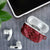 Maroon Aloha Hawaii AirPods Case Hawaiian Kakau Ohia Lehua Lei - Polynesian Pride