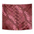 Maroon Aloha Hawaii Tapestry Hawaiian Kakau Ohia Lehua Lei - Polynesian Pride