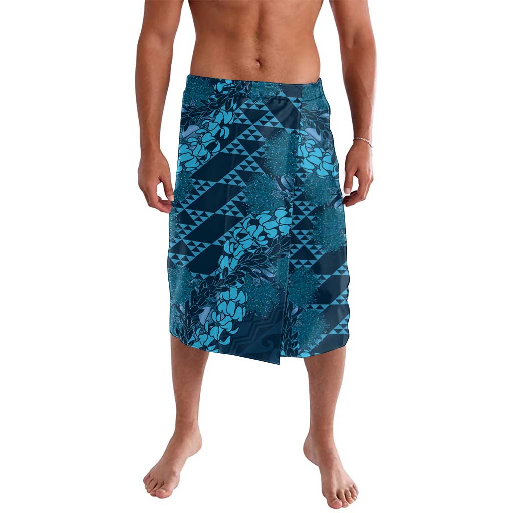 Naval Night Aloha Hawaii Lavalava Hawaiian Kakau Ohia Lehua Lei - Polynesian Pride