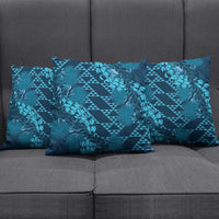 Naval Night Aloha Hawaii Pillow Cover Hawaiian Kakau Ohia Lehua Lei LT14 - Polynesian Pride