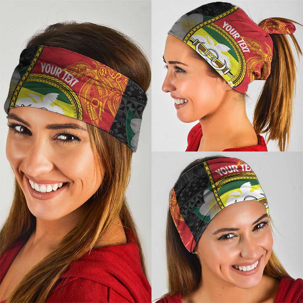 PNG Morobe Provins Neck Gaiter Papua New Guinea Plumeria Melanesian Pattern LT14