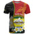 Personalised PNG Morobe Provins T Shirt Papua New Guinea Plumeria Melanesian Pattern - Polynesian Pride