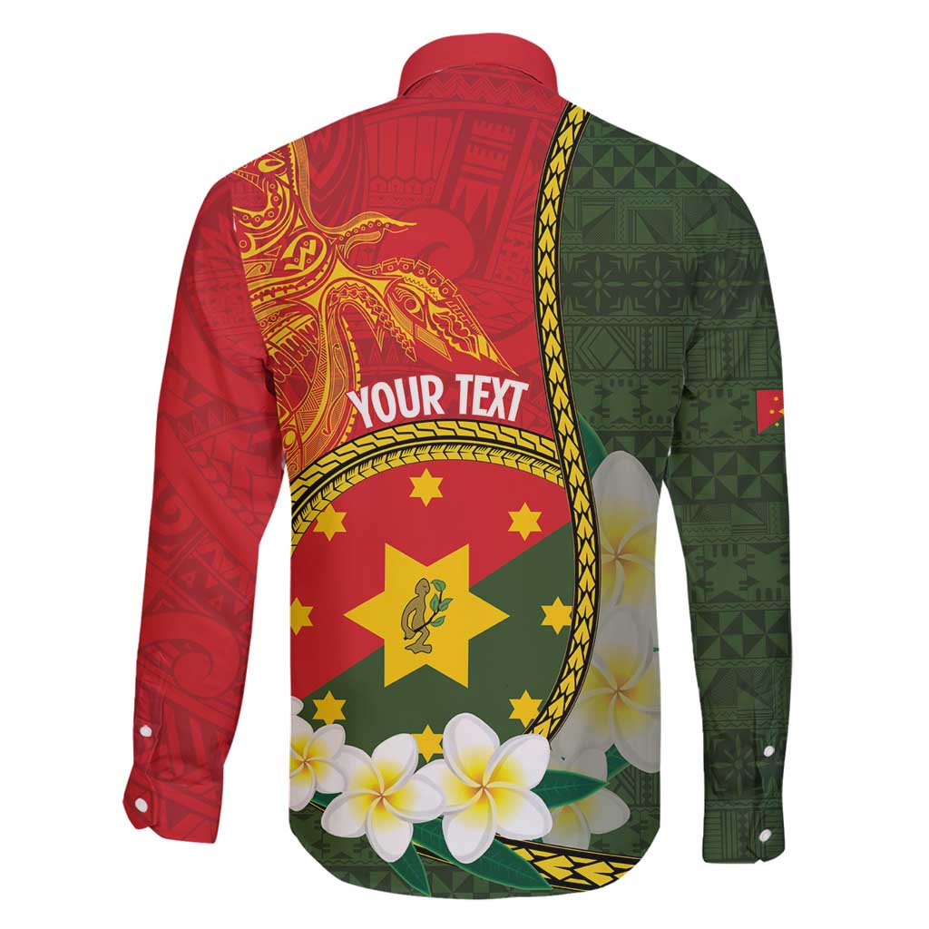 Personalised PNG Isten Hailans Provins Family Matching Puletasi and Hawaiian Shirt Papua New Guinea Plumeria Melanesian Pattern LT14 - Polynesian Pride