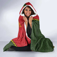 Personalised PNG Isten Hailans Provins Hooded Blanket Papua New Guinea Plumeria Melanesian Pattern LT14 - Polynesian Pride