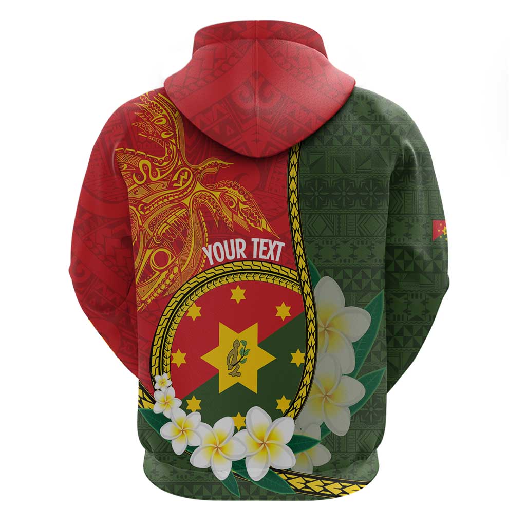 Personalised PNG Isten Hailans Provins Hoodie Papua New Guinea Plumeria Melanesian Pattern LT14 - Polynesian Pride
