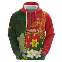 Personalised PNG Isten Hailans Provins Hoodie Papua New Guinea Plumeria Melanesian Pattern LT14 - Polynesian Pride