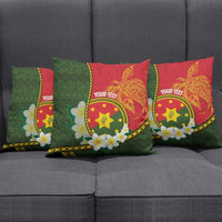 Personalised PNG Isten Hailans Provins Pillow Cover Papua New Guinea Plumeria Melanesian Pattern LT14 - Polynesian Pride