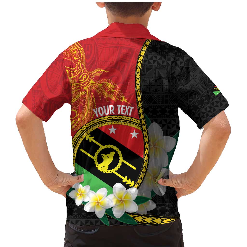 Personalised PNG Sauten Hailans Family Matching Mermaid Dress and Hawaiian Shirt Papua New Guinea Plumeria Melanesian Pattern LT14 - Polynesian Pride