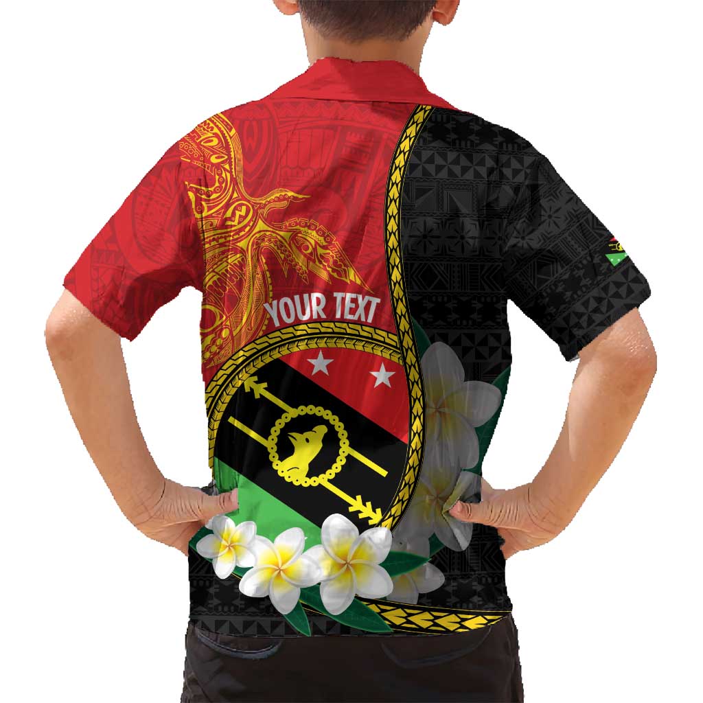 Personalised PNG Sauten Hailans Family Matching Puletasi and Hawaiian Shirt Papua New Guinea Plumeria Melanesian Pattern LT14 - Polynesian Pride