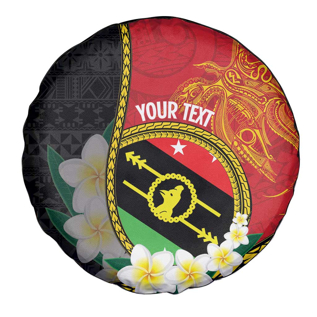 Personalised PNG Sauten Hailans Spare Tire Cover Papua New Guinea Plumeria Melanesian Pattern LT14 - Polynesian Pride