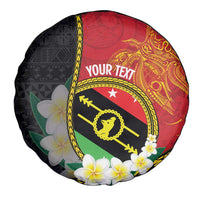 Personalised PNG Sauten Hailans Spare Tire Cover Papua New Guinea Plumeria Melanesian Pattern LT14 - Polynesian Pride