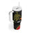 Personalised PNG Sauten Hailans Tumbler With Handle Papua New Guinea Plumeria Melanesian Pattern - Polynesian Pride