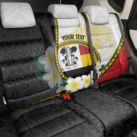 Personalised PNG Madang Provins Back Car Seat Cover Papua New Guinea Plumeria Melanesian Pattern LT14 - Polynesian Pride