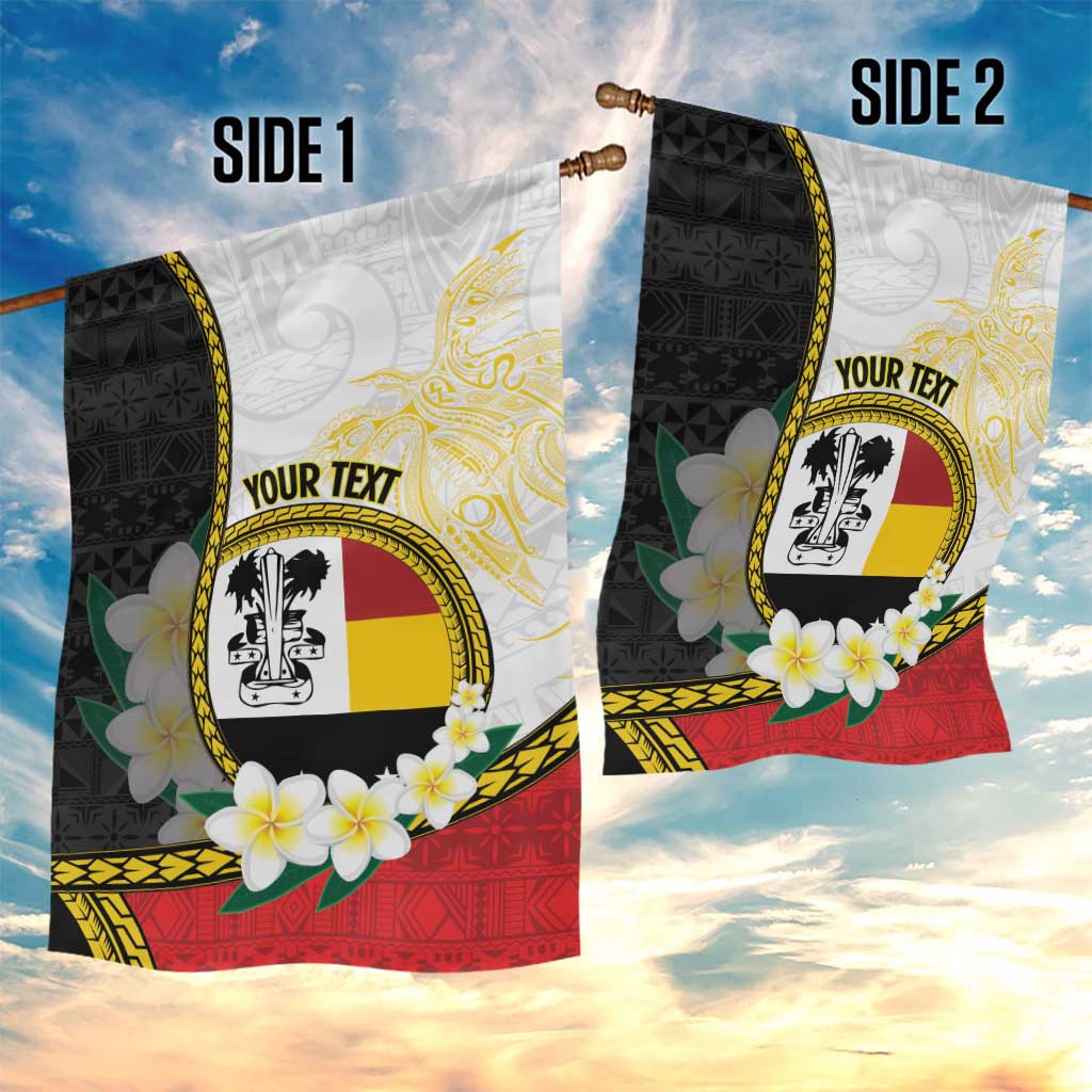 Personalised PNG Madang Provins Garden Flag Papua New Guinea Plumeria Melanesian Pattern LT14 - Polynesian Pride