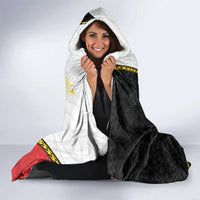 Personalised PNG Madang Provins Hooded Blanket Papua New Guinea Plumeria Melanesian Pattern LT14 - Polynesian Pride