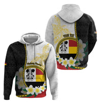 Personalised PNG Madang Provins Hoodie Papua New Guinea Plumeria Melanesian Pattern LT14 - Polynesian Pride