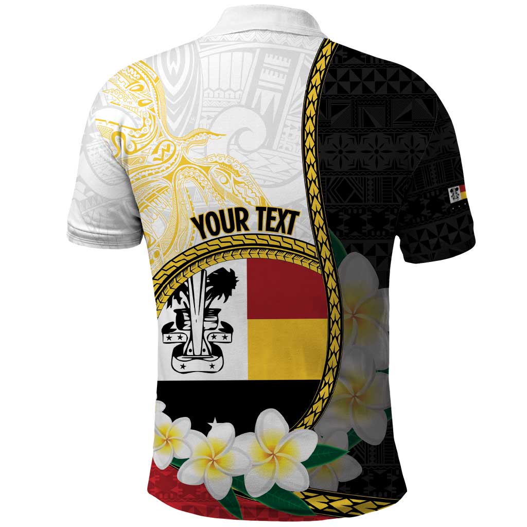 Personalised PNG Madang Provins Polo Shirt Papua New Guinea Plumeria Melanesian Pattern LT14 - Polynesian Pride