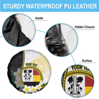 Personalised PNG Madang Provins Spare Tire Cover Papua New Guinea Plumeria Melanesian Pattern LT14 - Polynesian Pride