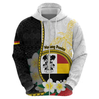 Personalised PNG Madang Provins Zip Hoodie Papua New Guinea Plumeria Melanesian Pattern LT14 - Polynesian Pride