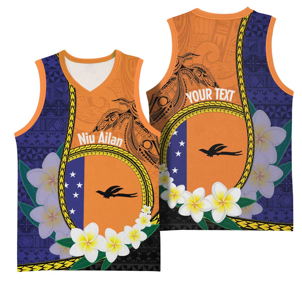 Personalised PNG Niu Ailan Basketball Jersey Papua New Guinea Plumeria Melanesian Pattern LT14 - Polynesian Pride