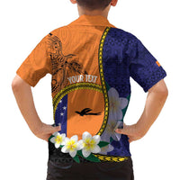 Personalised PNG Niu Ailan Family Matching Puletasi and Hawaiian Shirt Papua New Guinea Plumeria Melanesian Pattern LT14 - Polynesian Pride
