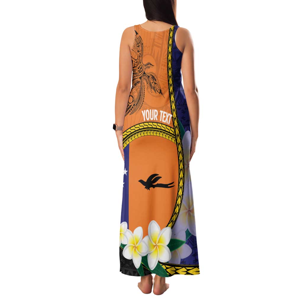 Personalised PNG Niu Ailan Family Matching Tank Maxi Dress and Hawaiian Shirt Papua New Guinea Plumeria Melanesian Pattern LT14 - Polynesian Pride