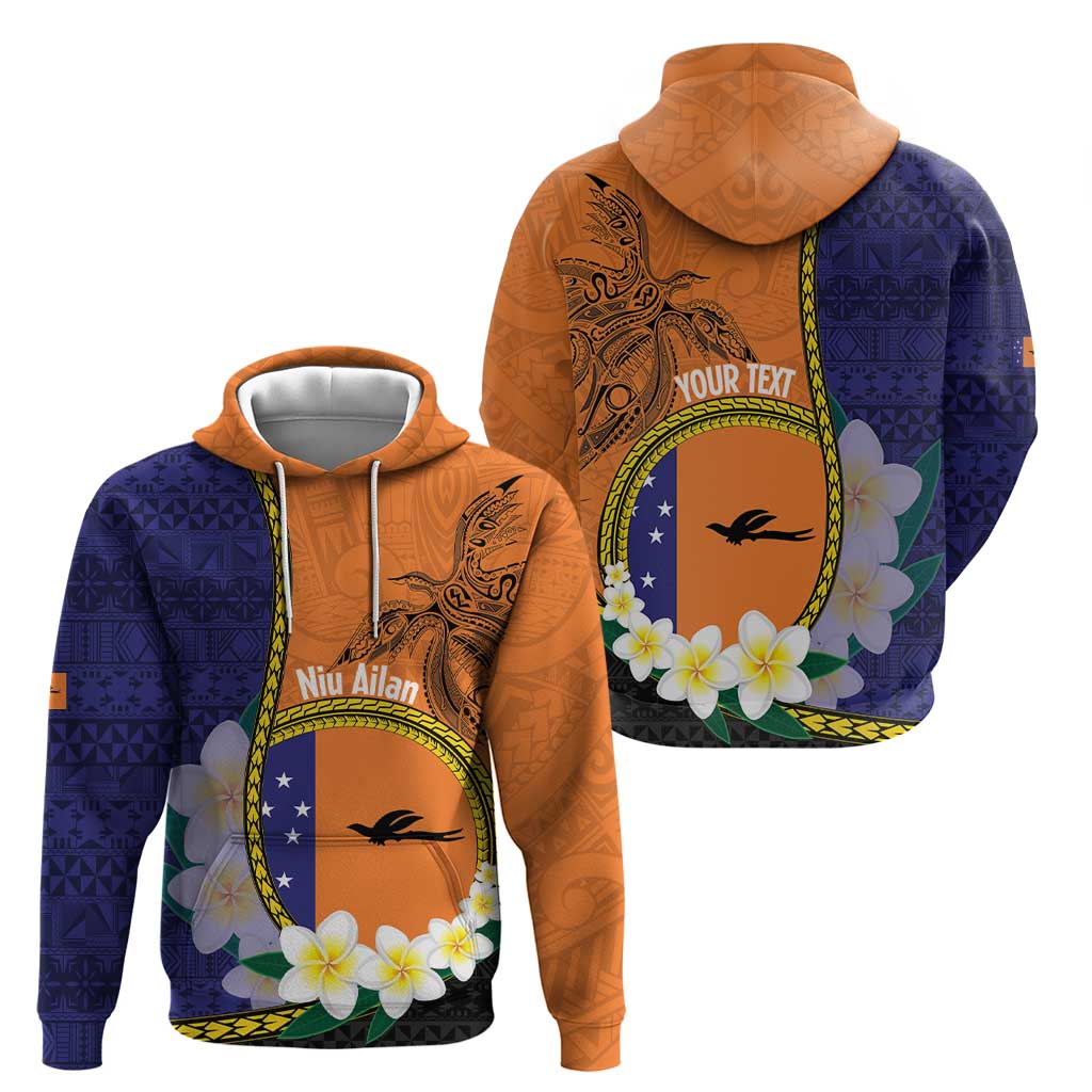 Personalised PNG Niu Ailan Hoodie Papua New Guinea Plumeria Melanesian Pattern LT14 - Polynesian Pride