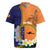 Personalised PNG Niu Ailan Rugby Jersey Papua New Guinea Plumeria Melanesian Pattern - Polynesian Pride